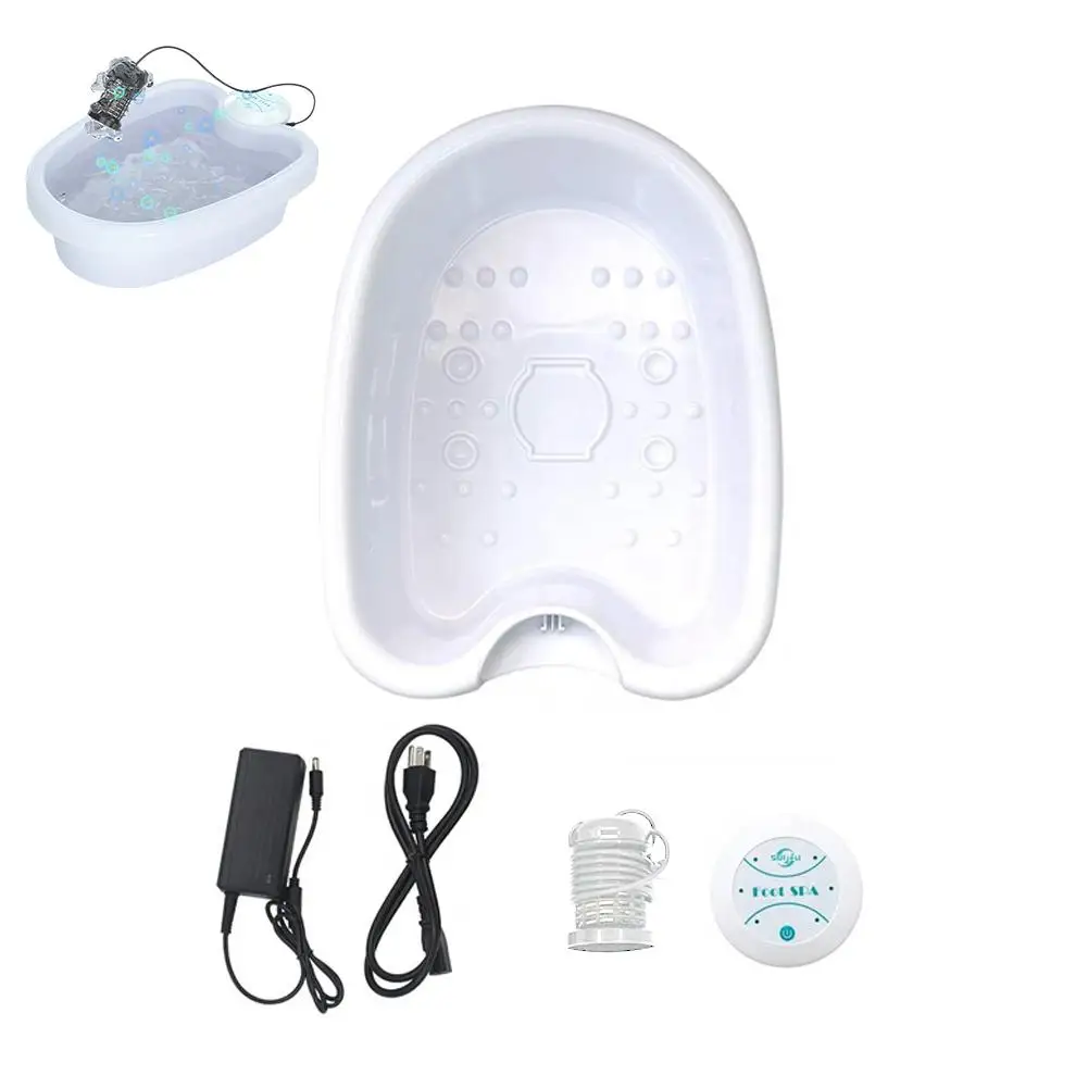 Foot Detox Ionic Spa Machine disintossicante elettrico ionico Mini pediluvio grande bacino per uso domestico massaggio per rilassarsi massaggio ai piedi A9C7