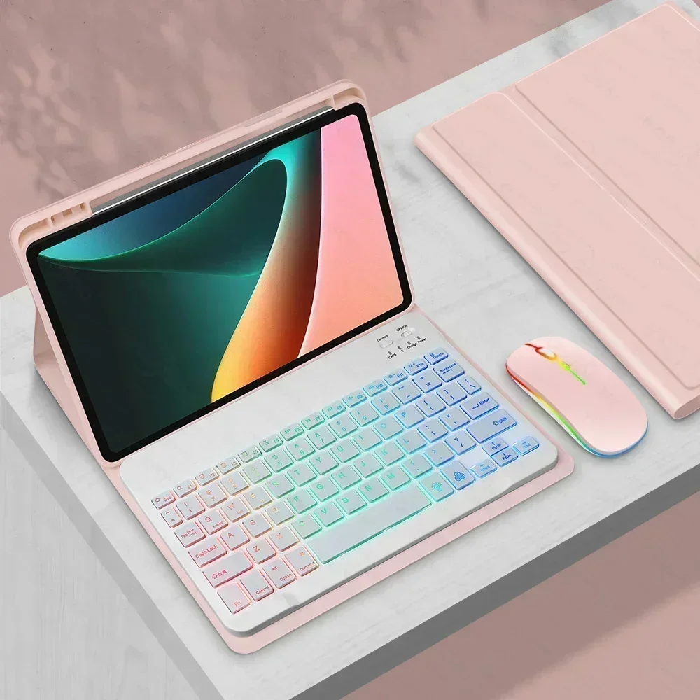 Keyboard Cover For Xiaomi Pad 7 7 Pro 11.2 inch 2024 Case For XIAOMI Pad 7 Pro 11.2 inch Backlit Bluetooth Keyboard Shell Funda