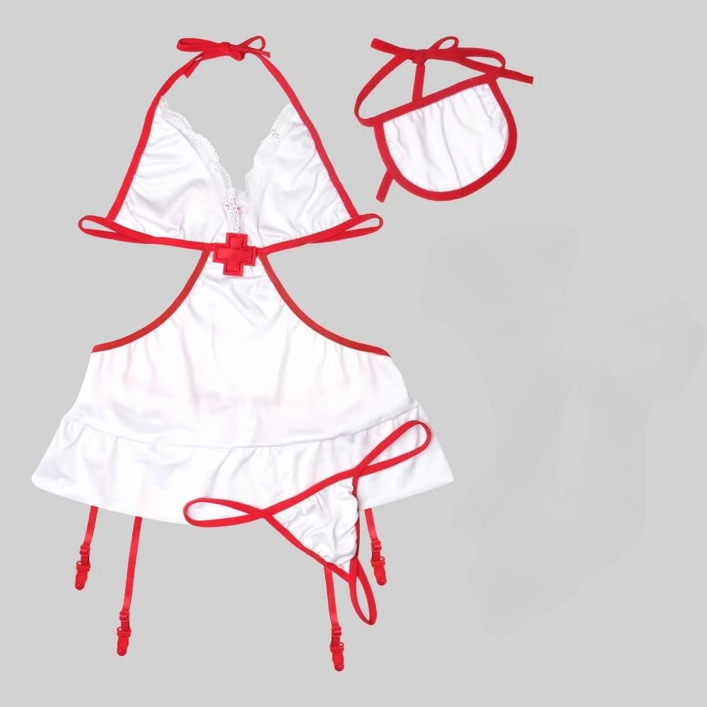 Sexy Lingerie Hot Women Sexi Erotic Lingerie Dress Cosplay Nurse Uniform Costumes Underwear Sex Clothes Role