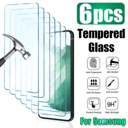 6PCS Tempered Glass for Samsung A34 A52 A51 A10 A20e A30 A31 A40 A41 A50 A70 A71 A72 A03S A04S M21 M31 A14 A54 Protective Glass