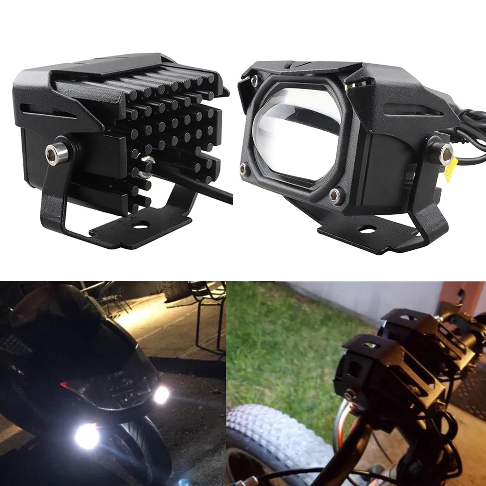 

Hi Lo Beam Headlight Led Projector Lens Spotlight Противотуманный рабочий свет 70W 15000Lm для мотоциклов Велосипед Автомобили Грузовик 4x4 Offroad UTV SUV