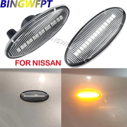 For Nissan Qashqai Dualis Juke Micra March Micra CUBE EVALIA Note X-Trail LEAF Dynamic LED Side Turn Signal Lights