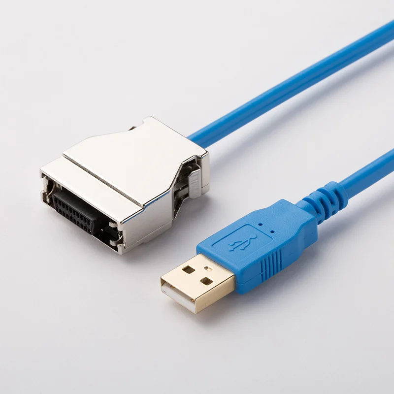 كابل برمجة مطلي بالذهب USB-CIF02 مناسب لبيانات Omron PLC Communication CPM1 CPM1A/2A CQM1 C200HS C200HX/HG/HE