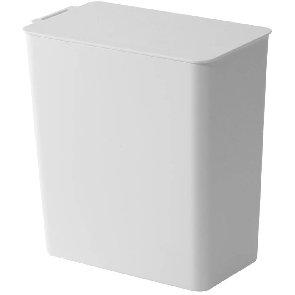 

Mini Trash Bin with Lid PP Material Small Desktop Garbage Container for Office Home Bathroom Compact Odor Resistant
