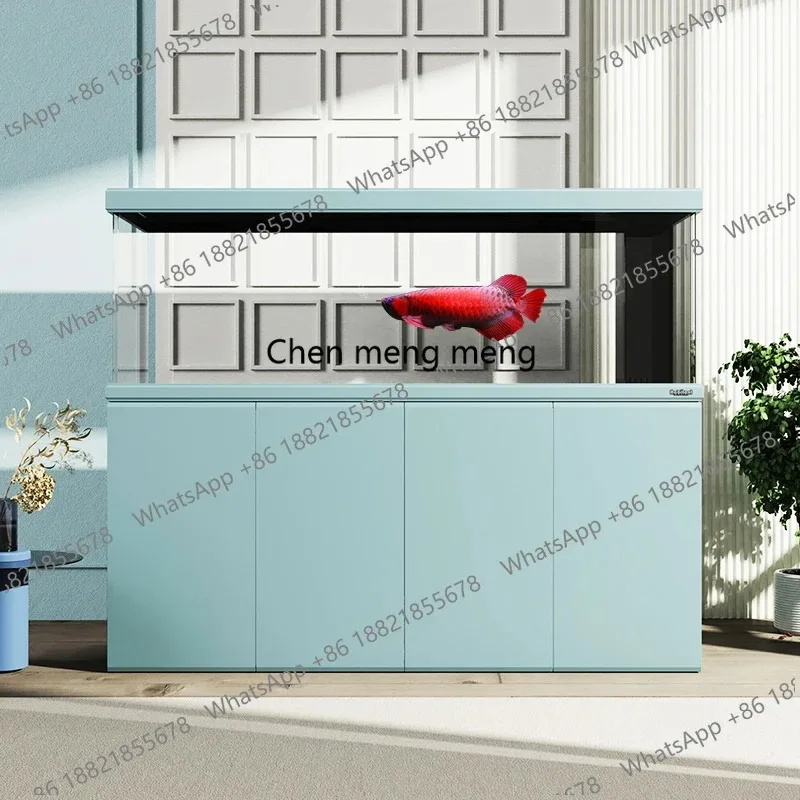 F150 Office Goldfish Bowl Aquarium Creative Indoors Simplicity Floor Aquarium Ornamental Fish Glass Home Furniture El Acuario