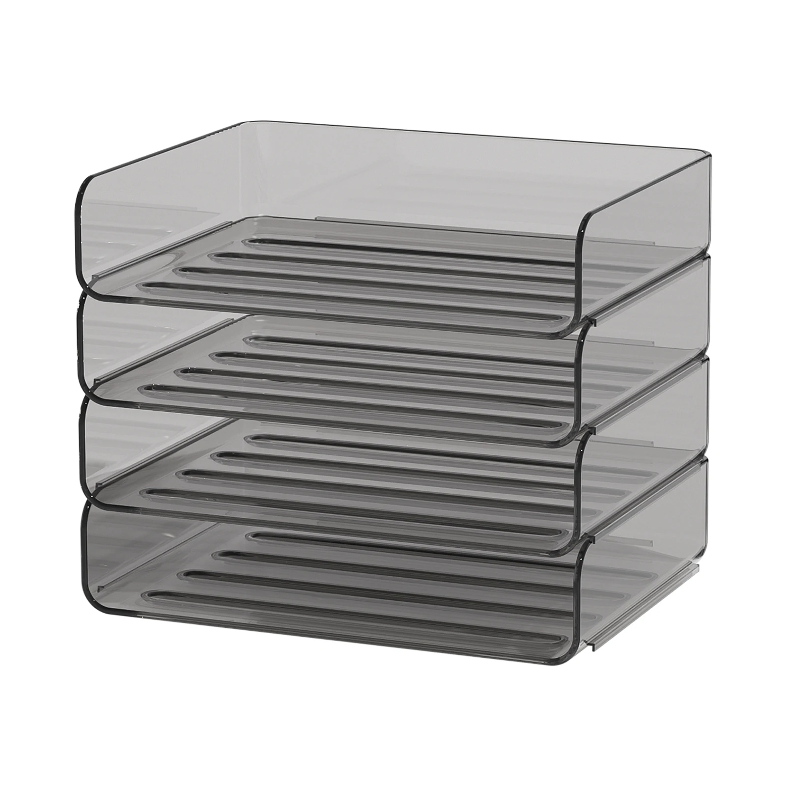 4단 용지 트레이 데스크 정리함, 펜 홀더가 있는 용지 정리함, 쌓을 수 있는 용지 트레이, 파일용 용지 정리함 용지 트레이