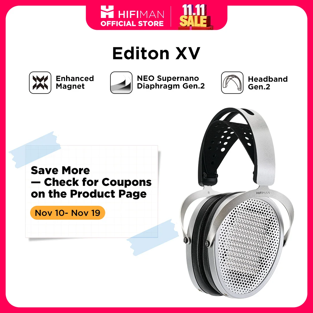 HIFIMAN EDITION XV headphone with
