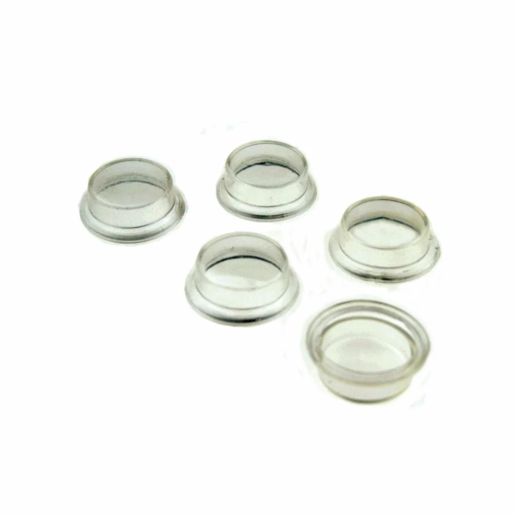 5 Pcs 25mm Round Rocker Boat Switch White\'s Clear Silicone Waterproof Protect Cover Rectangle Cap