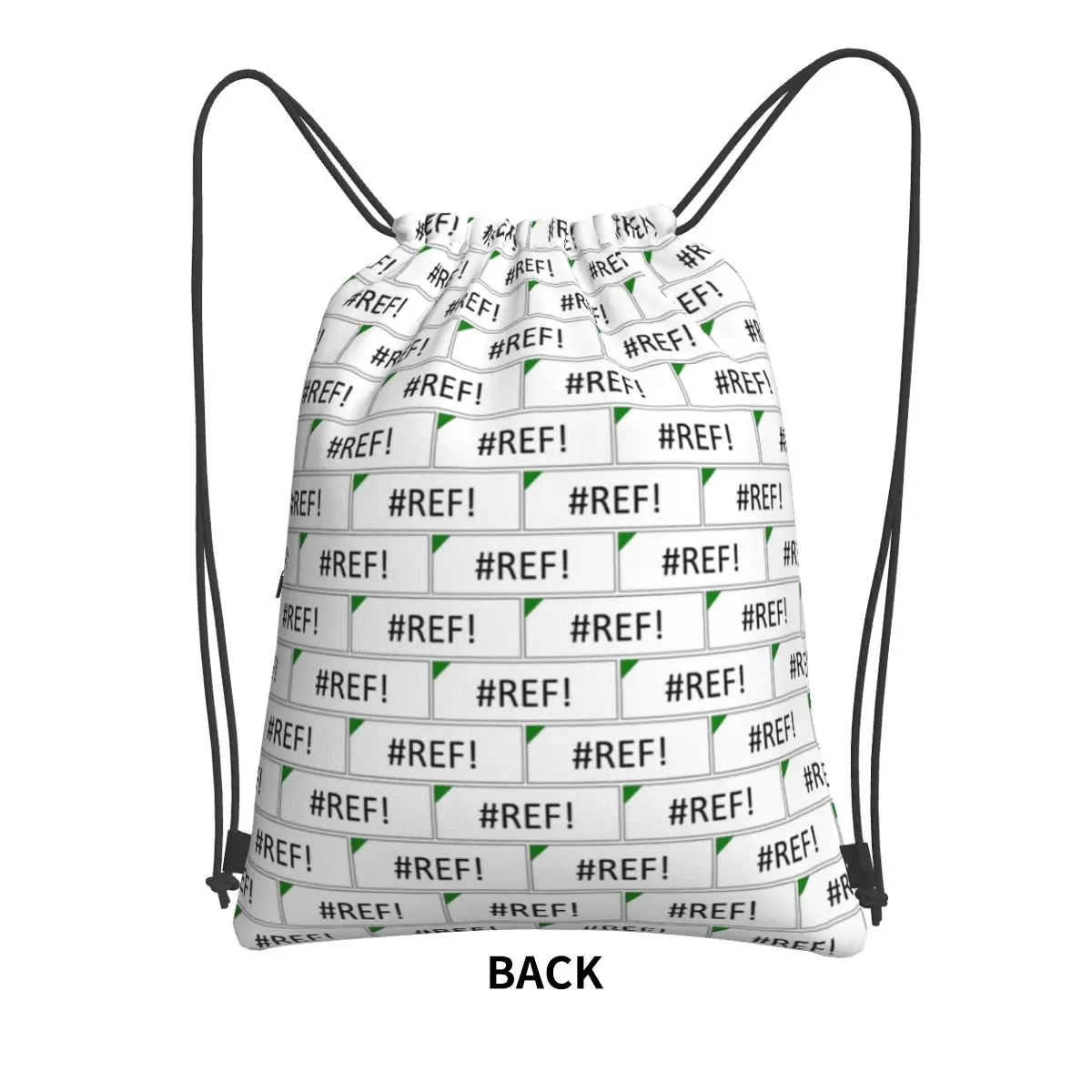 Excel #REF! Error Backpacks Casual Drawstring Bundle Pocket Sports Bag Book Bags for Travel School