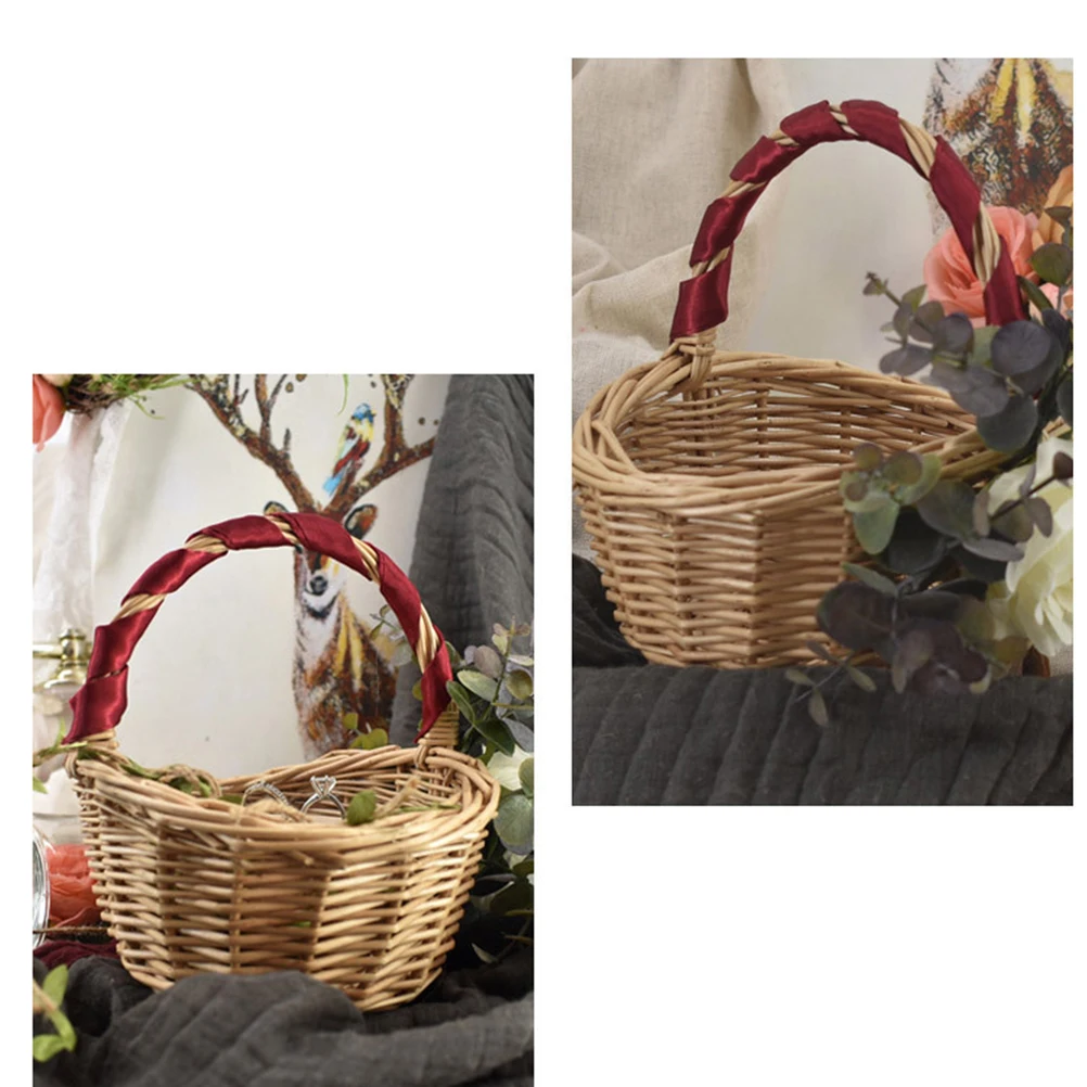 

Flower Girl Basket Wedding Decor Hochzeitskorb Baskets Hochzeitsdekoration Decorate Bridesmaid