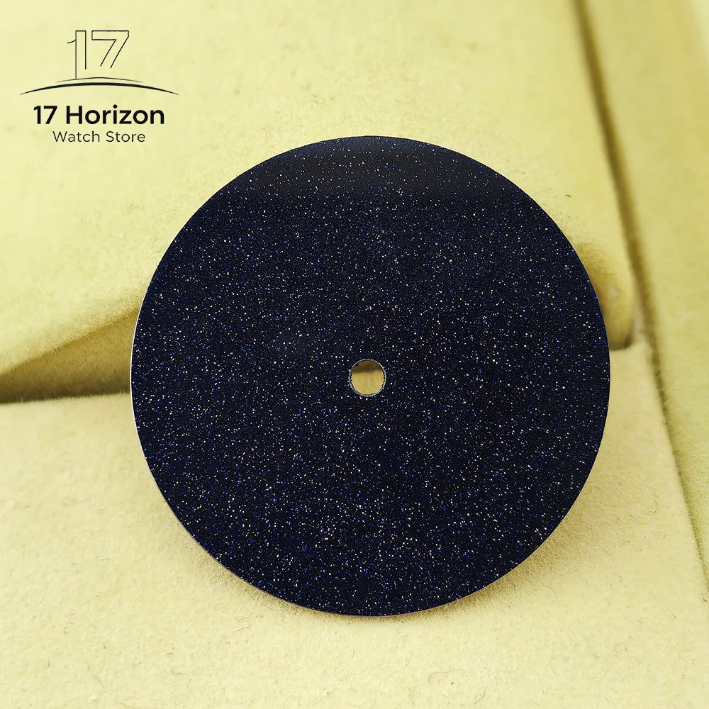 Starry Sky Dial 28.5mm Green NH35 Dial Blue Black Starry Sky Dial NH35 Modified Mod Dial 28.5mm Watch High Quality Product