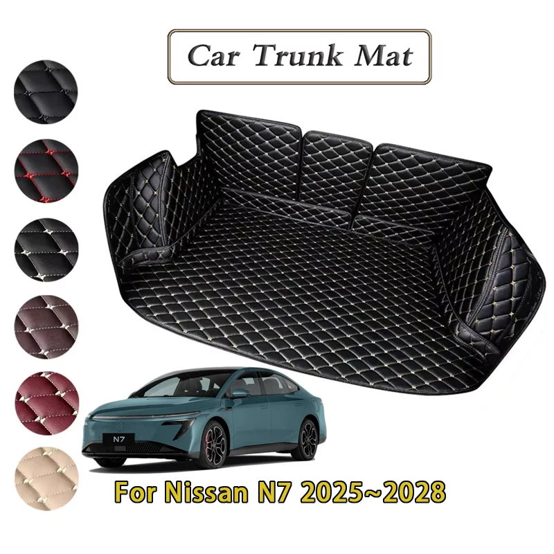 

Car Trunk Mats For Nissan N7 2025 2026 2027 2028 Electric Sedan Dirt-resistant Fully Trunk Mat Rear Cargo Tray Auto Accessories