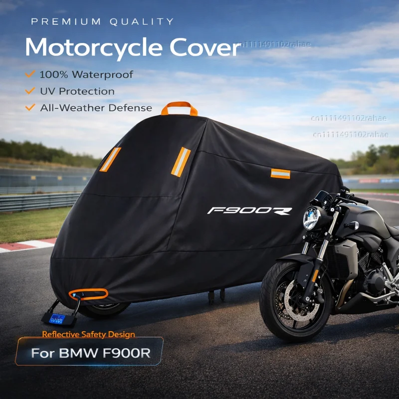 

For BMW 2009-2020 Motorcycle Cover Waterproof Thickened Polyester Tarpaulin UV Protective Outdoor Rain Dust Sun Scooter Cover