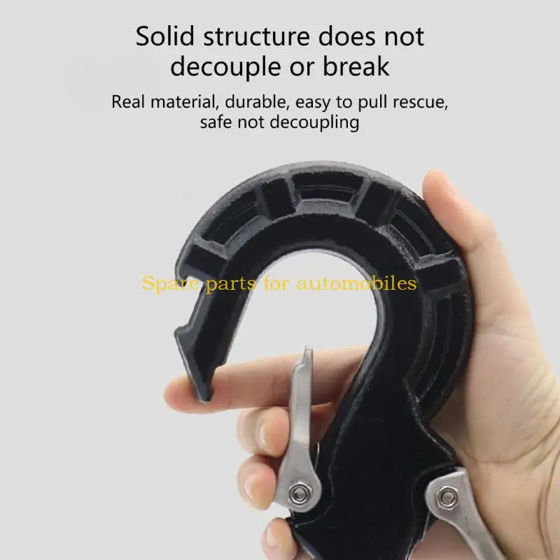 H58F S-förmiger Windenhaken, Universal-Windenanhänger, Stahl-Rutschhaken, Stahl-Windenhaken