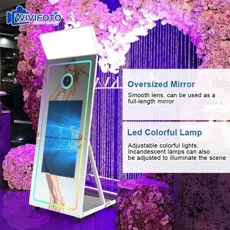NEW Cheap Price High Quality Selfie Magic Mirror Photo Booth Event Portable Photobooth Parts Kiosk Machine Wedding