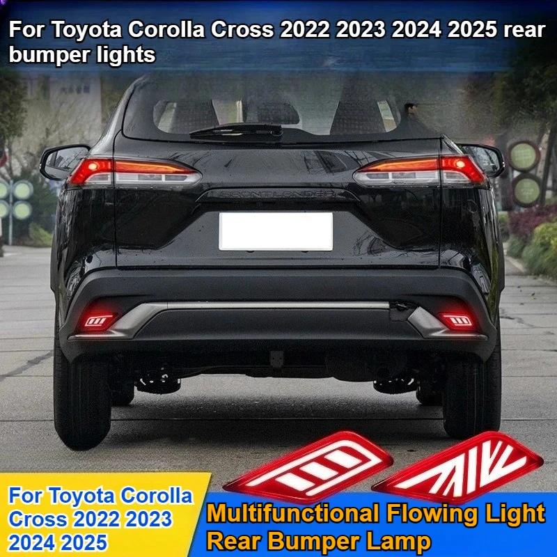 

Отражатель заднего бампера, светодиодный указатель поворота, стоп-сигнал, задний сигнальный светильник для Toyota Corolla Cross 2022 2023 2024 2025