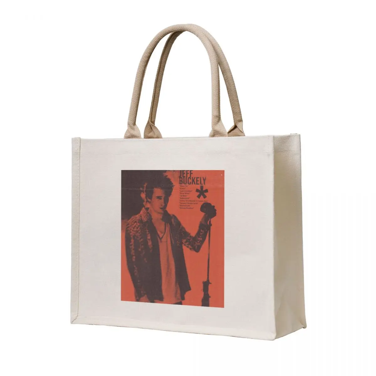 

Jeff Buckley Grace Tote Bag Women's bags Portable shopping bag Canvas shoulder bag Canvas stote