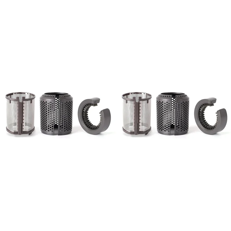 SANQ 2X فلتر داخلي لمجفف الشعر + قفص مرشح خارجي لنماذج مجفف الشعر دايسون HD01 HD03 HD08، مع فرشاة تنظيف الفلتر أ