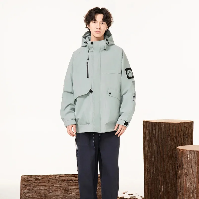 

Men's Spring Multi-color Outdoor Trendy Single Windbreaker Waterproof Windproof Fashionable Versatile Bottoms