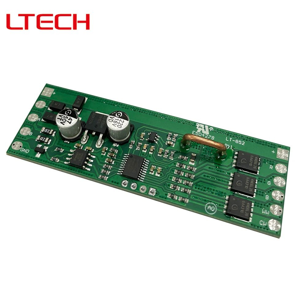 LTECH 5CH DMX/RDM CV Decode Circuit Board DMX512 Dimmer Control Standard DMX RDM Interface For DIM CCT RGB RGBW RGBCW LED Lamps