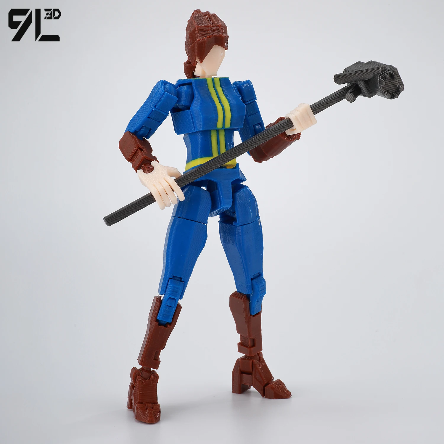 9L3D Titan13 FalloutNora Duo Figurki Akcji LUCKY13 Vault Dwellers Zestaw T13 Wieloskładnikowy Dummy13 Kolekcjonerskie Zabawki