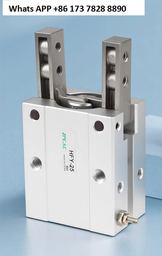 Small gripper pneumatic finger cylinder HFY-10/16/20/25/32 mask machine manipulator air gripper
