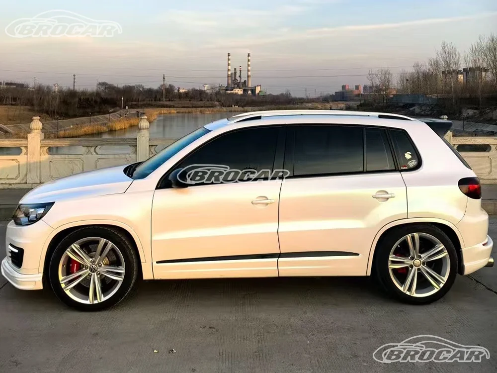 Für 2007–2015 VW Volkswagen Tiguan 5N GEN 1 Fabrik-Stil, hochwertiger ABS-Kunststoff, glänzend schwarz, Spoiler, Kofferraum, Kofferraum, Flügelspoiler