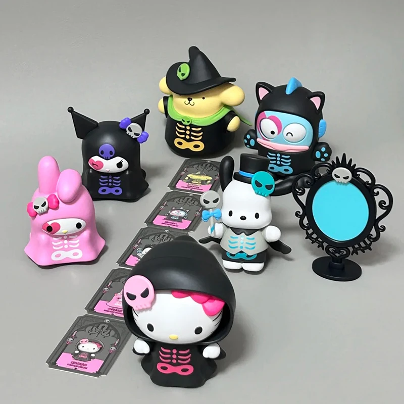 Sanrio Halloween Mischief Night Series Blind Box Cute Cartoon Figure Collectible Toys Mystery Gift For Trendy Collectors