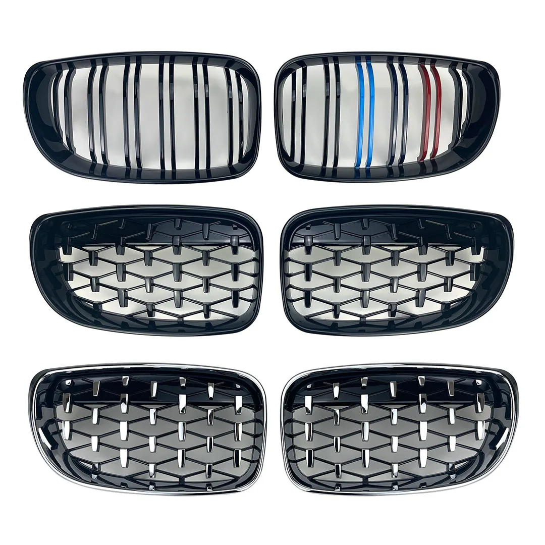 Front Radiator Grille Grill Grid Tuning Accessories For BMW 1 Series E81 E87 E82 E88 2007-2011 like 120i 120d 130i 135i Coupe