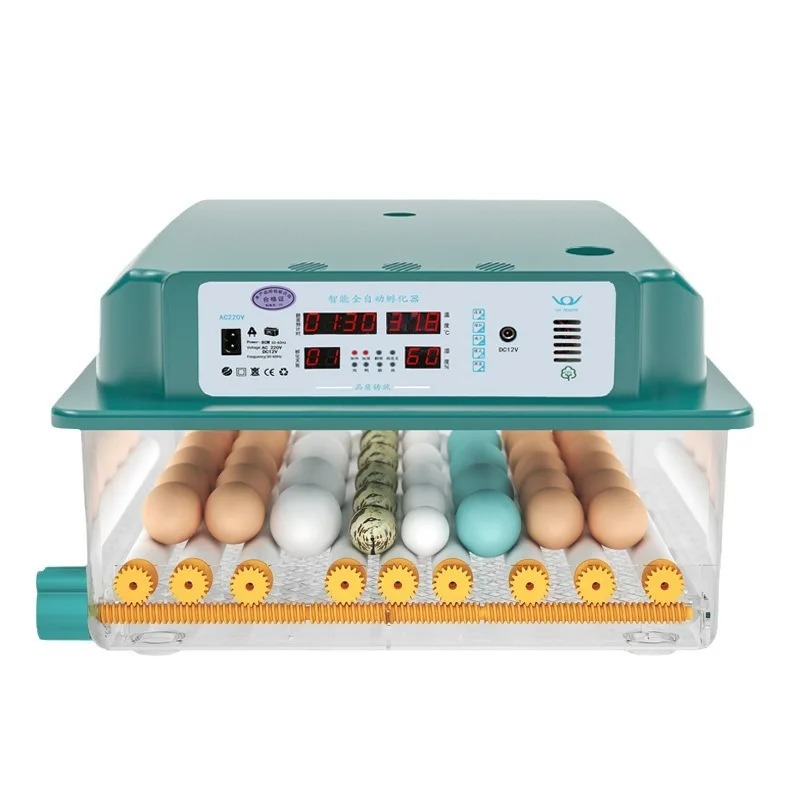 Chicken Duck Goose Pigeon Egg Incubator Automatic Household Small Incubator No Assembly Required Smooth Surface Easy to Use