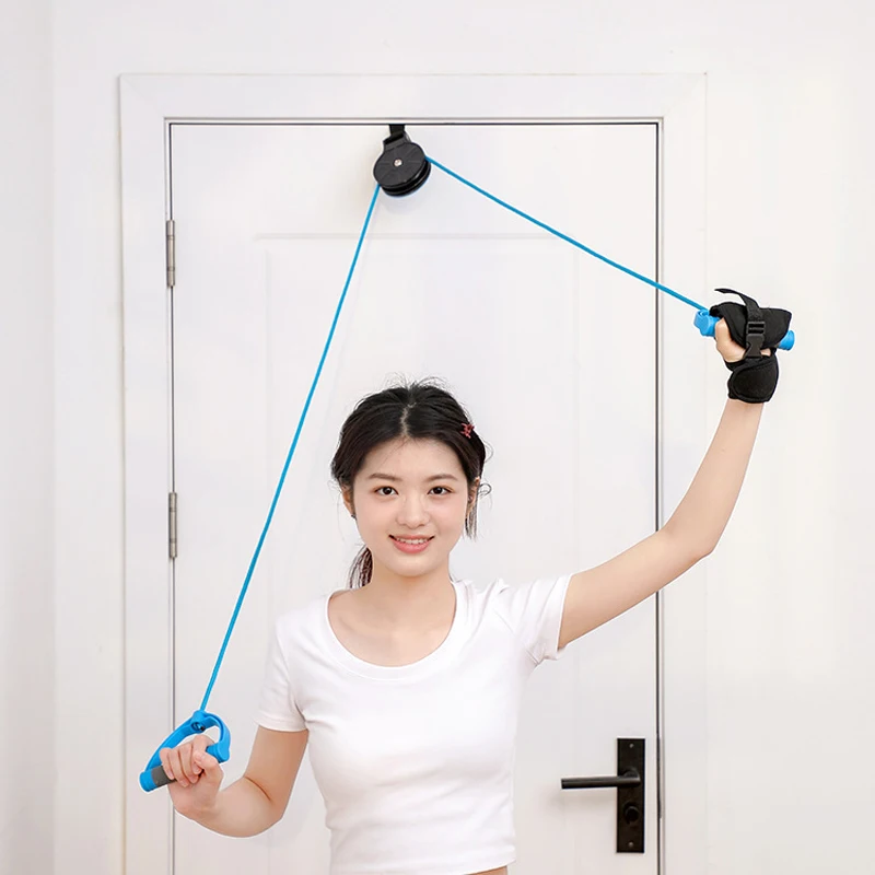 

Shoulder Therapy Exercise Pulley System Arm Rehabilitation Over Door Training Equipment Shoulder Therapy Exercise Pulley