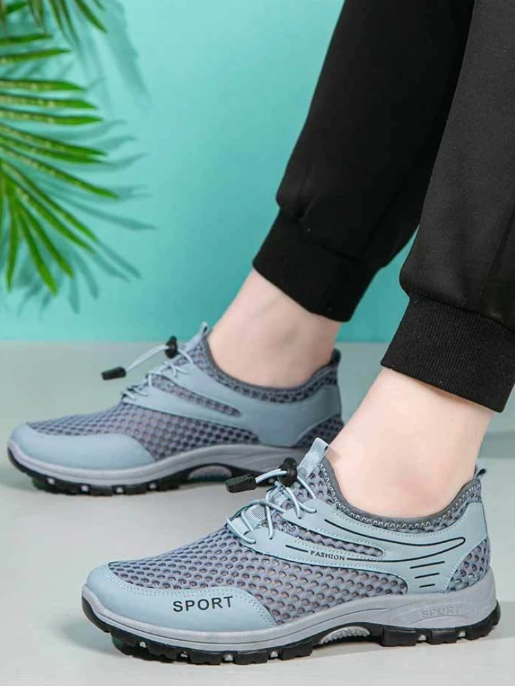 

Походная горная сетчатая верхняя дышащая ​ Спортивная обувь для мужчин, унисекс, простые легкие кроссовки для бега, широкие мужские повседневные кроссовки для спортзала