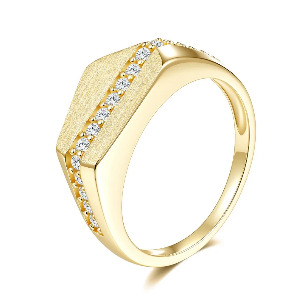 NEW S925 Sterling Silver Jewelry Inlaid With Moissanite Niche Luxury Irregular Geometric Engagement Ring Selected Gift
