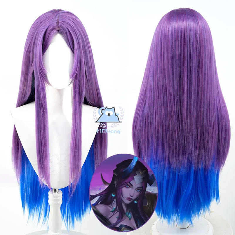 

Game LOL The Blade Dancer Irelia Cosplay Wig Spirit Blossom Irelia Wig Long Hair For Hallowmas Party Adult Women Men