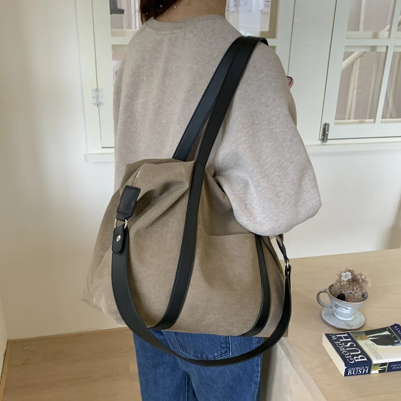 

Vintage Elegant Diaper Bag For Women Luxury Crossbody Bag Minimalist Designer Tote Leather Practical Chic Daytime Bag