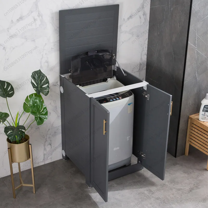 Space Aluminum Pulsator Washer Cabinet, Outdoor Flip-Top Rain Sun Protection