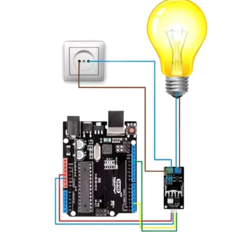 

Y43A-AC Модуль диммера лампы переменного тока, модуль затемнения лампы переменного тока и диммера двигателя, 1 канал, 3,3 В/5 В, логика 4, 8A-400 В