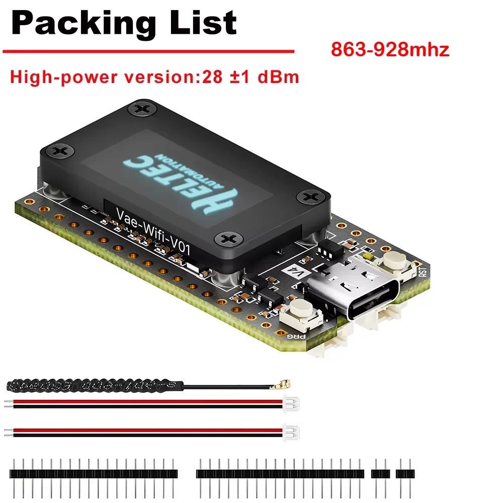 Heltec WiFi LoRa 32 V4 Entwicklungsboard OLED-Display Hochleistungs-ESP32-S3 SX1262 Chip für Meshtastic IoT-Geräte Arduino