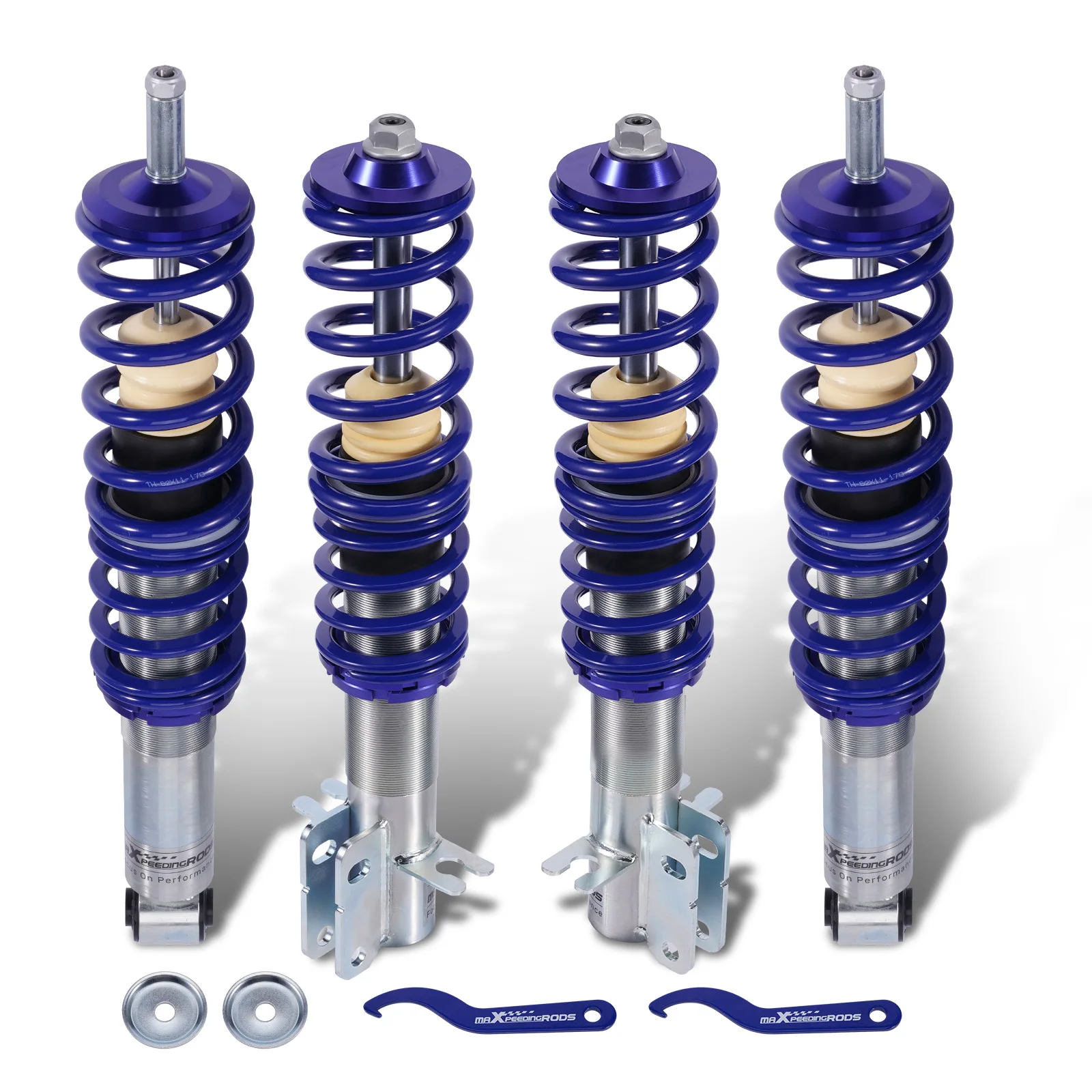 4pcs Coilover Suspension Kit For VW Golf Jetta Mk1 Suspension Struts Shock Absorber