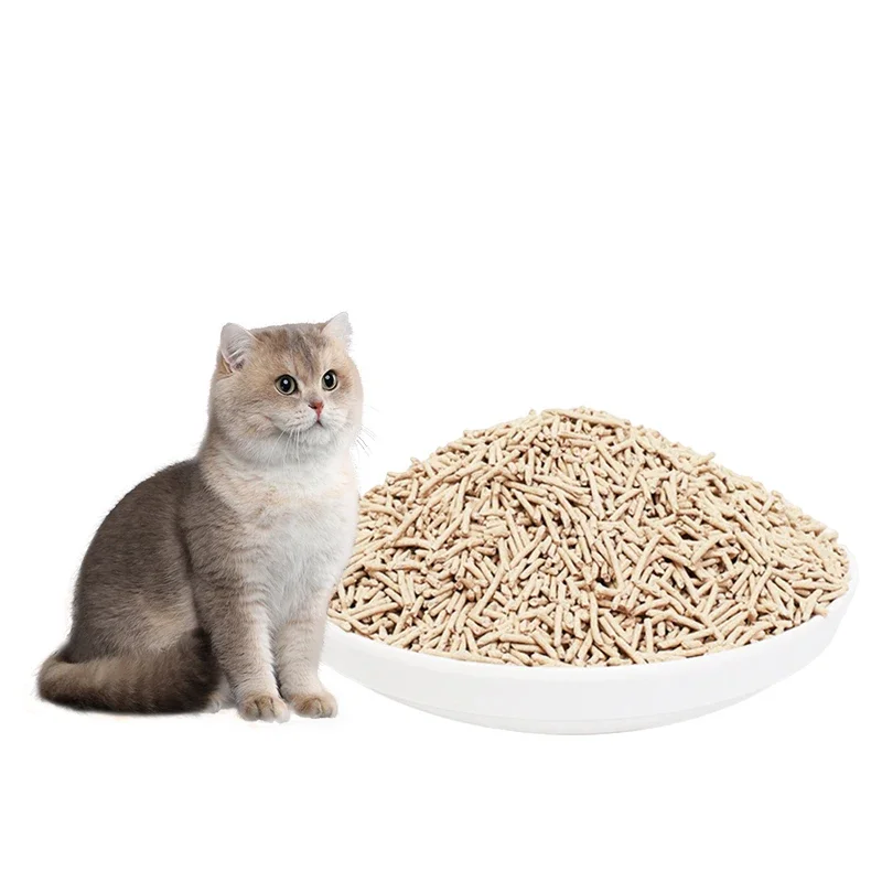 Cat Litter Factory Wheat Straw Cat Litter 2.5kg Plant Based Cat Litter