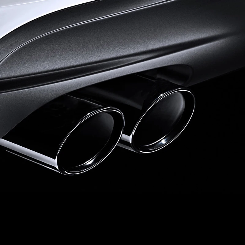 Chrome Plating Stainless Steel Car Exhaust Muffler Tip Pipes Covers for BMW F10 F30 F32 F34 F20 F22 F31 F36 F48 Auto Accessories