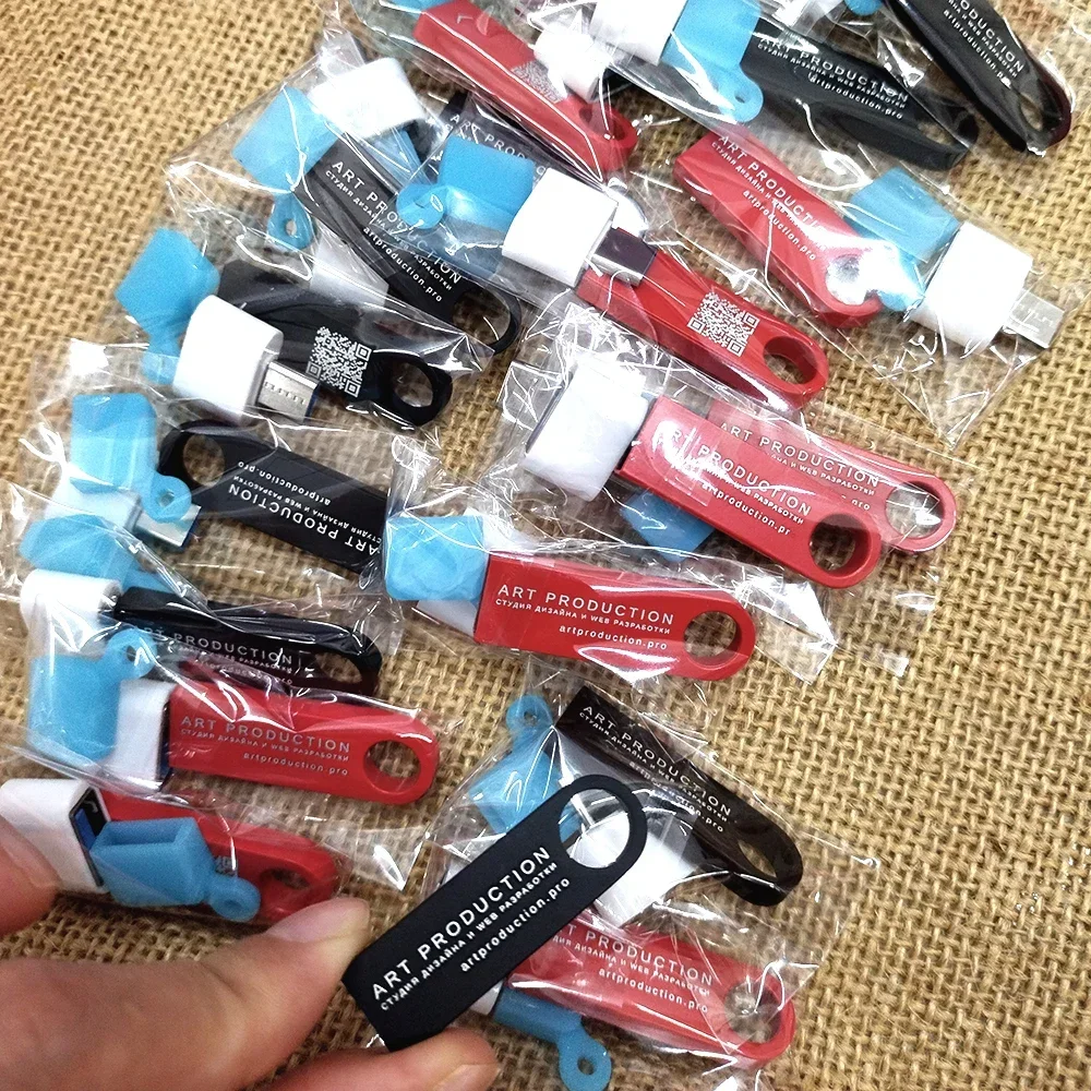 10ชิ้น/ล็อต COLOUR USB แฟลชไดรฟ์32GB 16GB 8GB 4GB pendrive 2GB memoria U memoria โลโก้ที่กำหนดเองแท่ง USB ของขวัญ