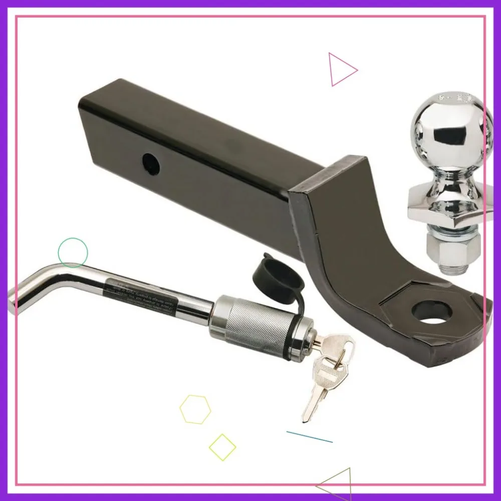 

Комплект сцепного устройства для тяжелого прицепа: квадратный приемник 2 дюйма, грузоподъемность 6000 фунтов, безопасное буксировка для лодок и кемперов