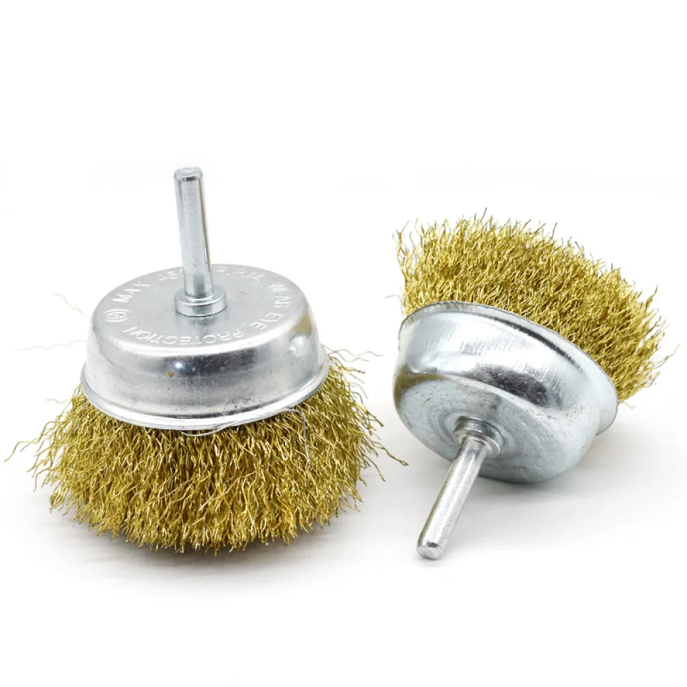 Universal Wire Brush Attachment For Electric Drill Grinder Metal Polishing Cleaning Deburring Steel Bristle Kit