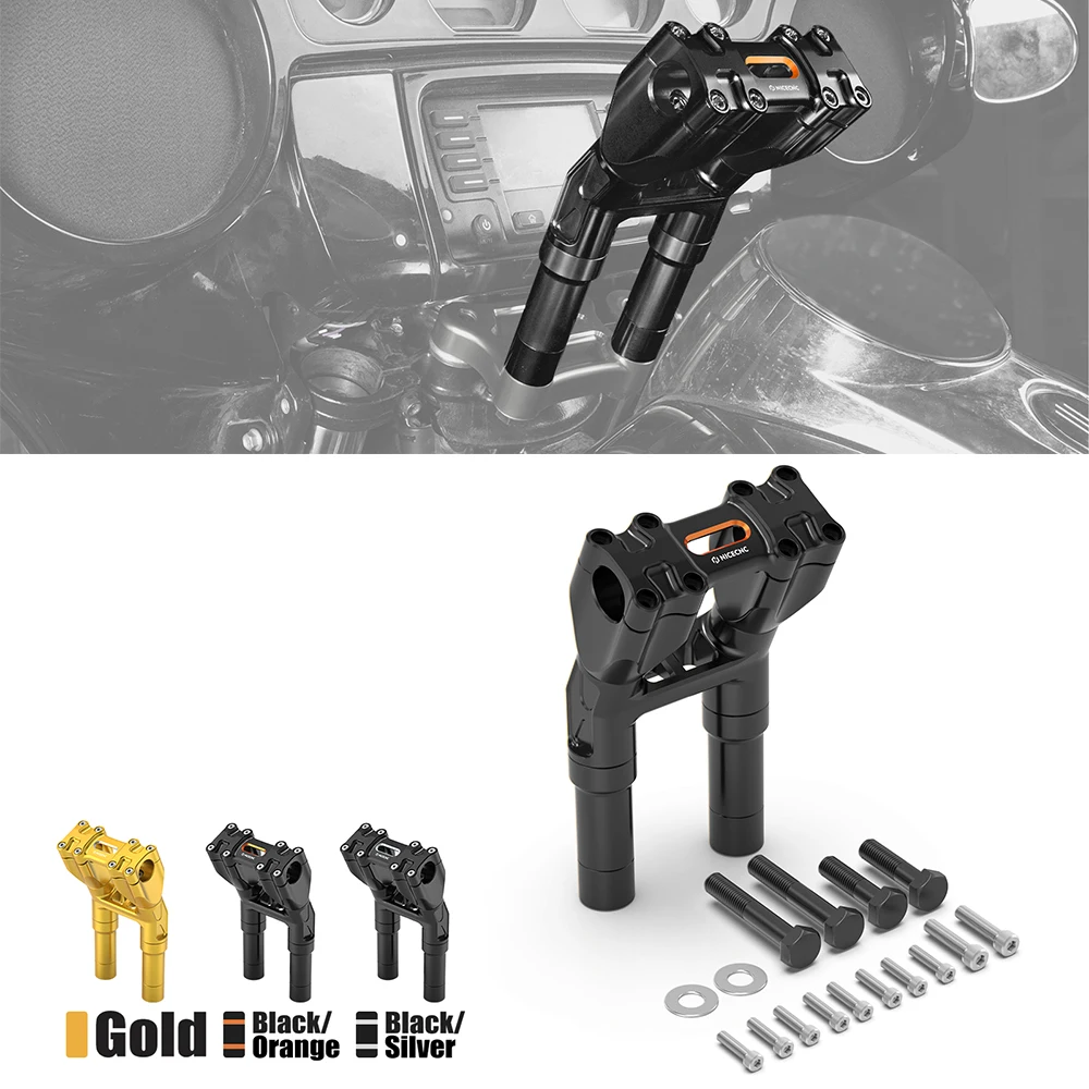 

For Harley Street Glide Special FLHXS 2014-2023 Handlebar Riser 8"/7"/6"/5" For Harley Road King Electra Glide Fat boy FLSTF