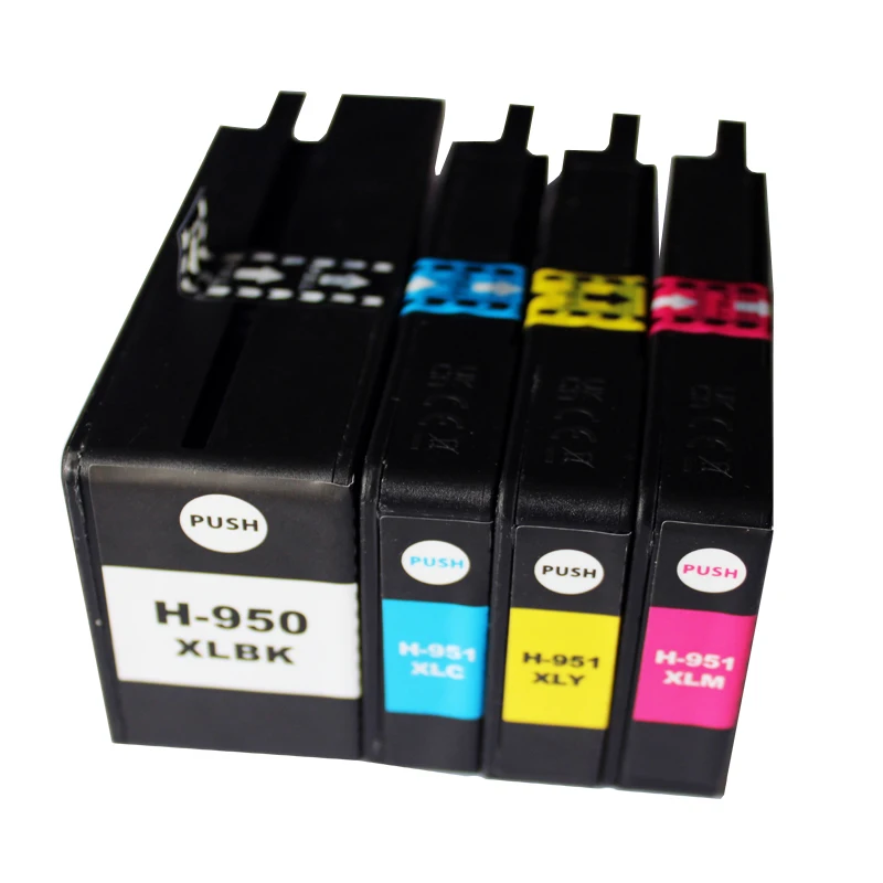 4PK Compatible 950 951 Chipped Ink Cartridges for hp 950XL hp951XL Officejet Pro 8100 8600 8610 8620 8640 8600 Plus Printers