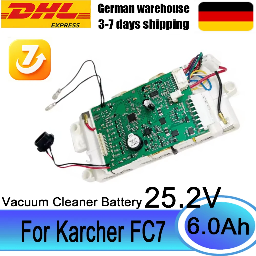 5000mAh/6000mAh für 9.013-772.0 Akku für KARCHER FC7 DP1422-00273296 Staubabsauger Ersatzakku