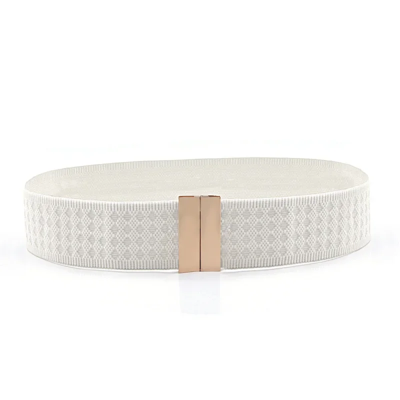 Ceinture élastique de 6cm de large pour femmes, ceinture cinch commandée, Cummerband pour dames, ceinture maigre et douce autour de la taille, robe simple