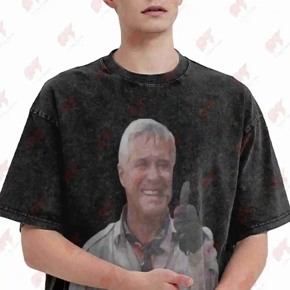 Hannibal Smith A Team I Love When Plan Comes Together Vintage Washed Tee Pure Cotton T-Shirt