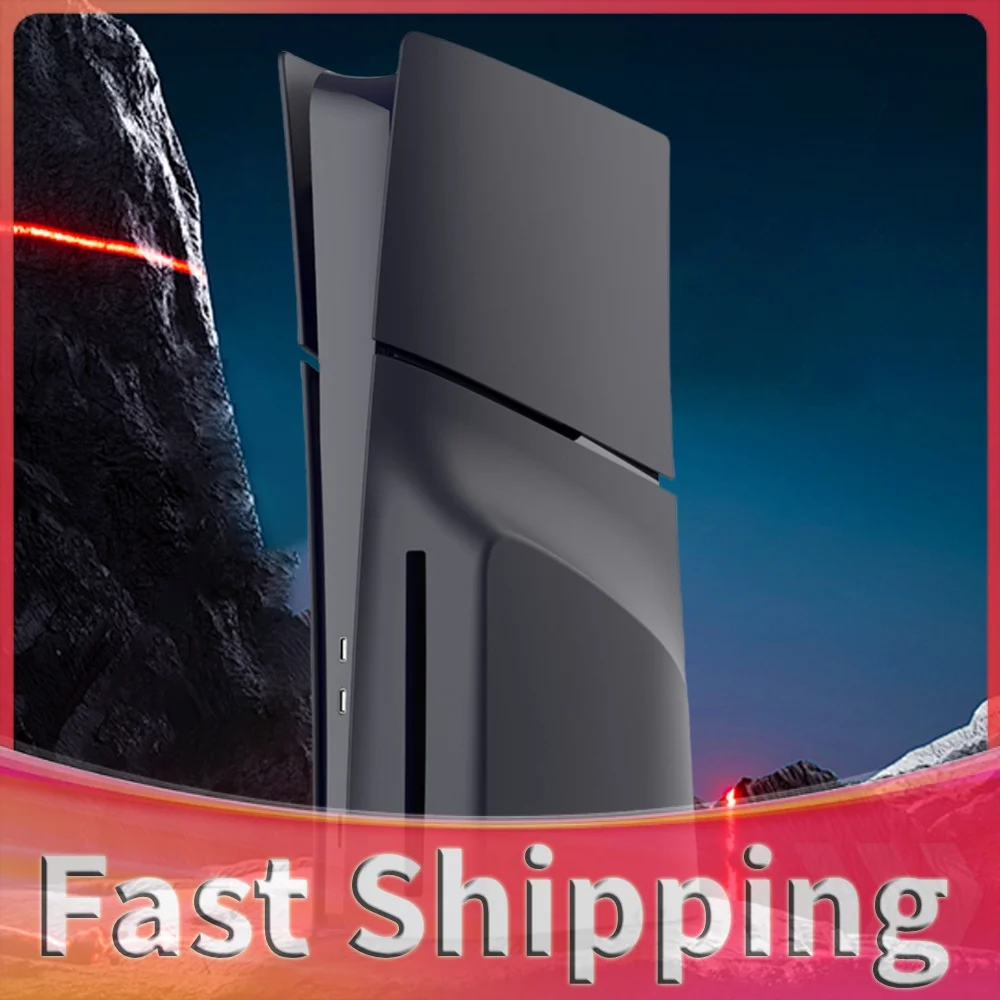ABS Hard Case Face Plate Console Cover Shockproof Cover Plates Protective Shell Case for Playstation 5 Slim Disc Edition Console